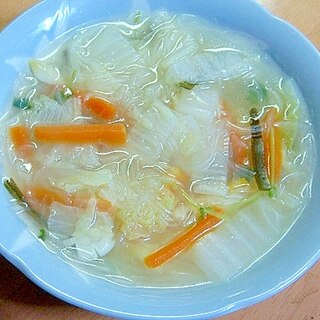 野菜モリモリ！春雨スープ